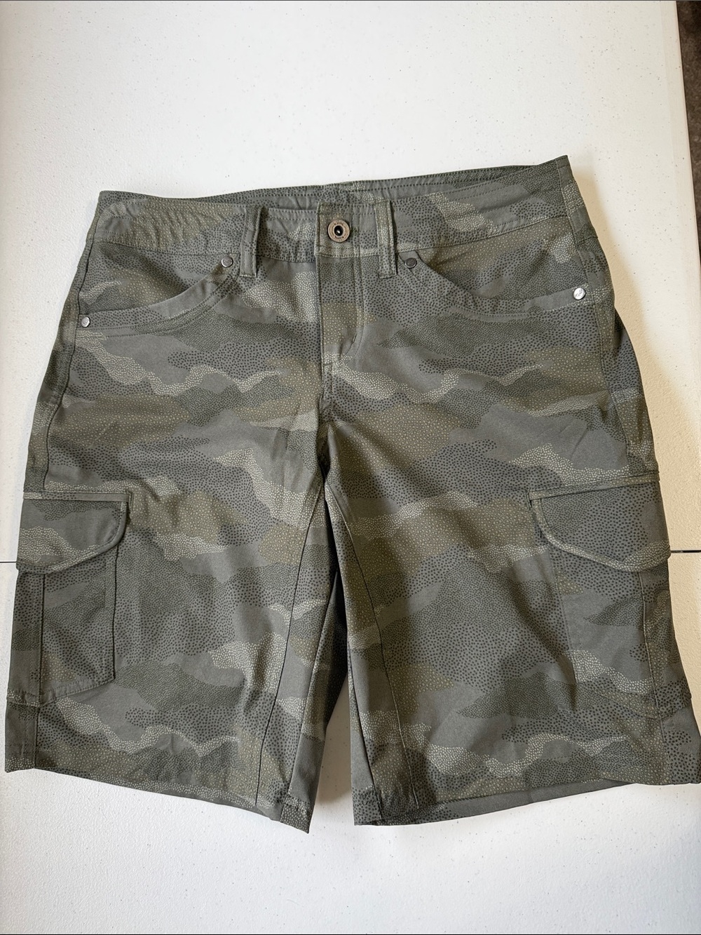 Kuhl Quick Dry Camo Adjustable 10” Shorts Women’s 4